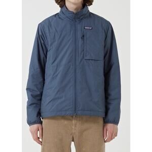 Men's Patagonia Lightweight Crankset Hooded Jacket Dolomite Blue Size Medium